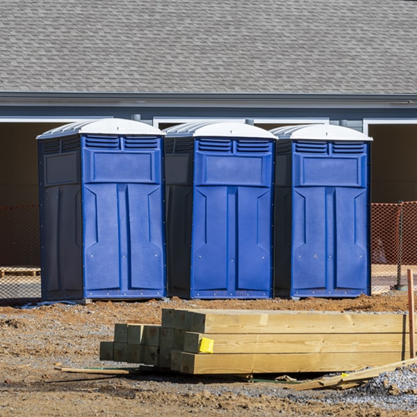 do you offer hand sanitizer dispensers inside the portable restrooms in Guffey CO